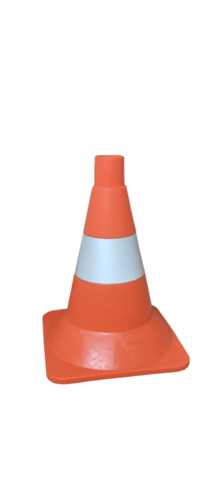 Конус дорожный 320 мм без утяжелителя, 1 светоотражающая полоса